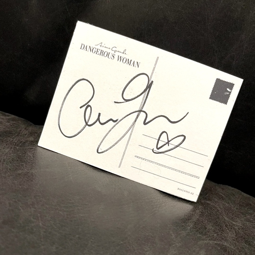 Ariana Grande Postcard REPRINT